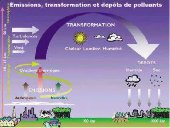 Figure 6: La pollution atmosphérique.(20) 