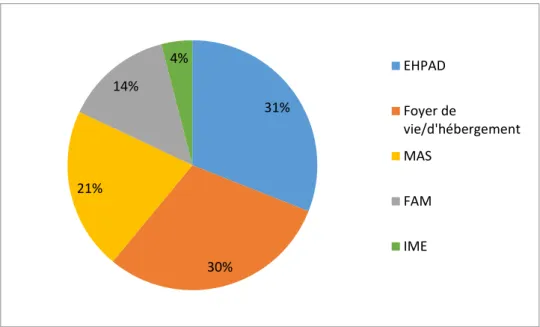 Figure 7 : répartition selon le type d’établissement 