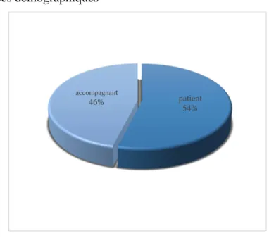 Figure 12 : Répartition de la population interrogée 