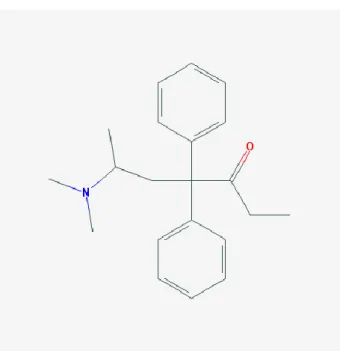 Figure 5 : Structure chimique de la méthadone 