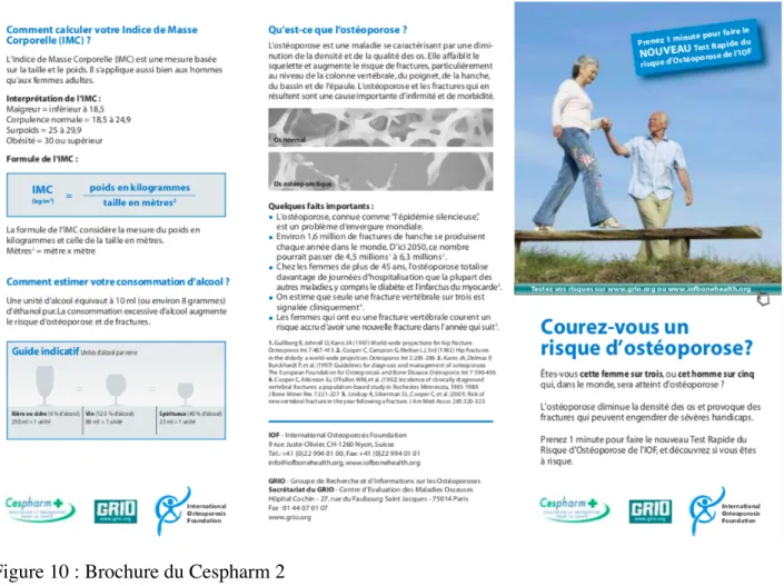 Figure 10 : Brochure du Cespharm 2 