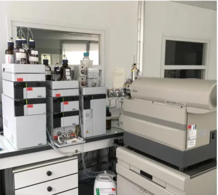 Figure 13 : Système chromatographique du laboratoire de Pharmacocinétique du CHU  de Rouen 