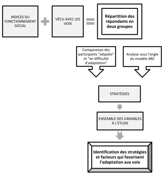 Figure 1 – Le plan de l’analyse centrale de l’étude 