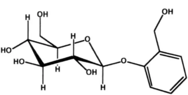 Figure 3 : Molécule de salicyline 