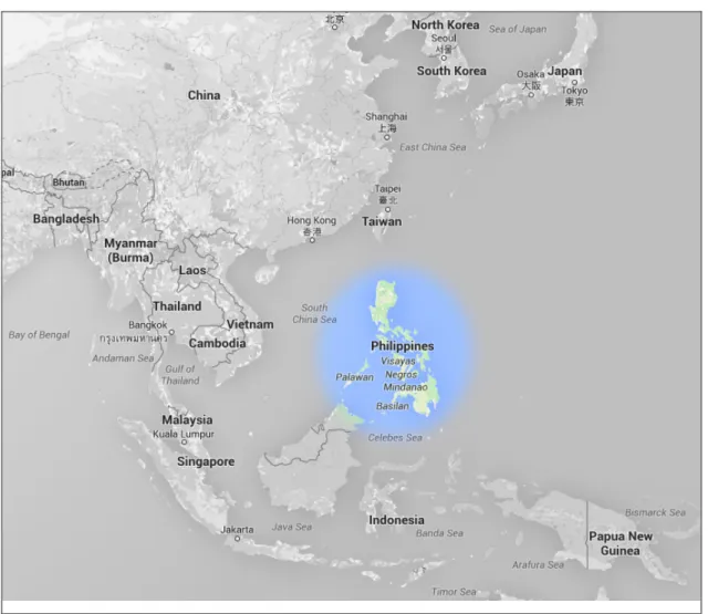 Figure   2.   Location   Map:   Philippines   
