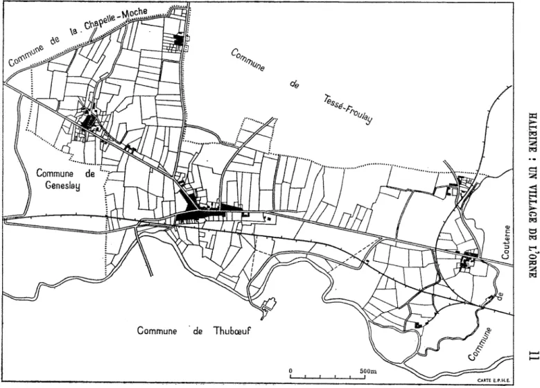 FIG.  4. - Le  parcellement en 1934 (d'après le cadastre). 