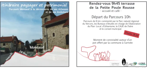 figure 30 : Flyer d’invitation (A. Mazars)