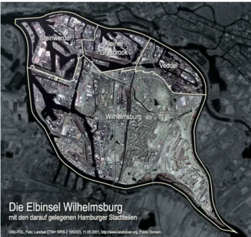 Figure 03: The Elbe Island and Wilhelmsburg 