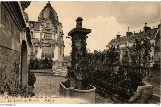 Figure 5. Terrasse arborée de l’immeuble Noël, 23, avenue de Messine (1906). 