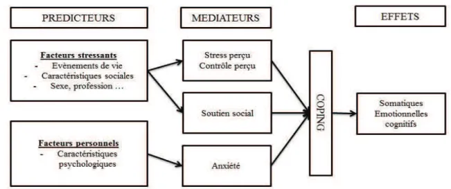 Figure 3 : Modèle transactionnel du stress – Lazarus et Folkman (1984). 