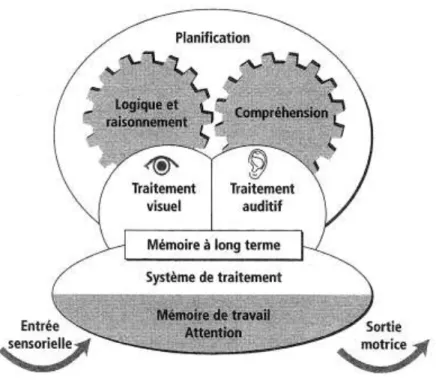 Figure 3: Les compétences cognitives de base (Gagné et al., op. cit. p. 25) 