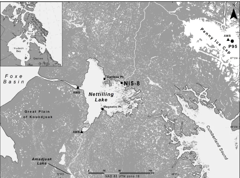 Figure 2 : Localisation de la région d’étude. 