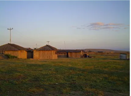 Figure 2 construction vernaculaire d’un Rancho en la Guajira Colombienne  (London López Dora Alicia,  2006) 