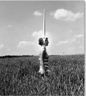 fig. 16: Rebecca Horn, Einhorn (La licorne), 1970 