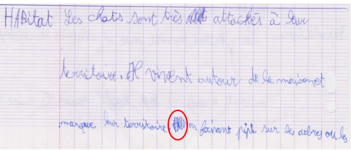 Figure 12 : Exemple d'une opération de suppression. 