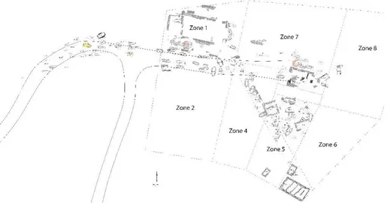 Fig. 14 - Lezha. Plan général des fouilles.