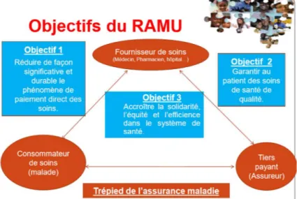 Figure 1 : Objectifs du RAMU 15 