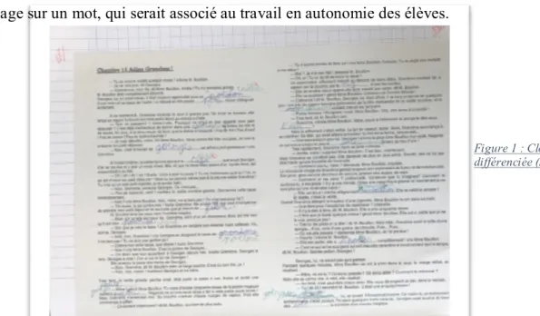 Figure 1 : Closure non  différenciée (sans aides) 