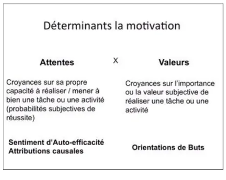 Figure 1 : Déterminants de la motivation 