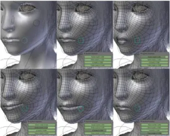 Figure 2.4 – Exemple de keyshapes du projet open-source Sintel.