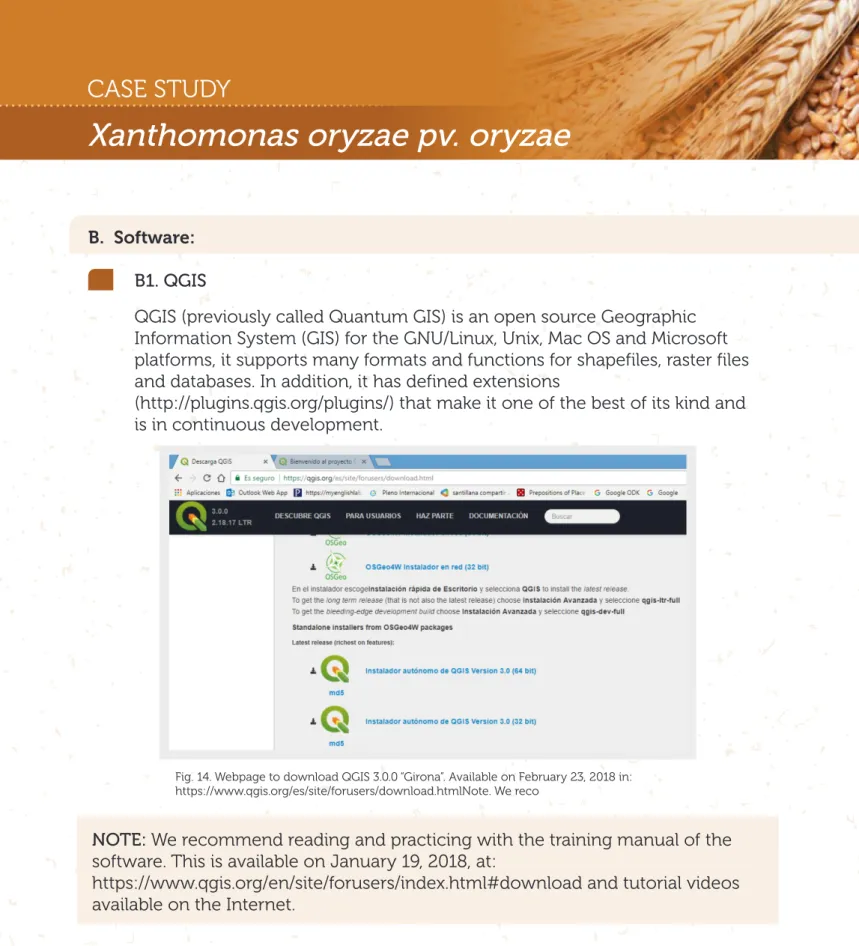Fig. 14. Webpage to download QGIS 3.0.0 “Girona”. Available on February 23, 2018 in: 