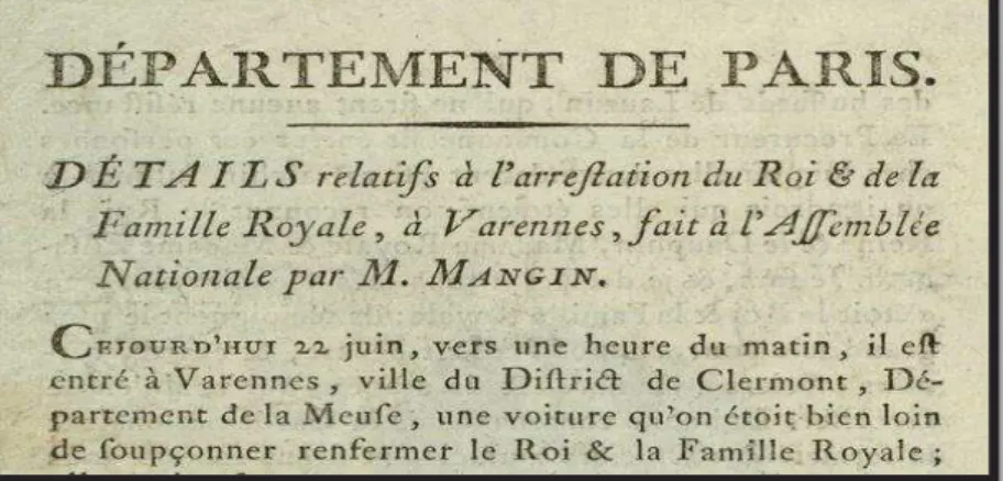Figure  1 -  historique  précis  du  voyage  entrepris  par  Louis  XIV  décrit  par  le  Conte  VALORI                                 