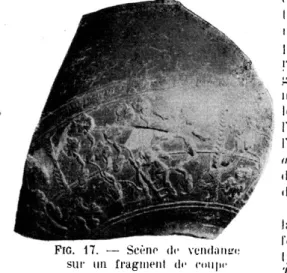Fig.  17.  —  Scène  de  vendante  sur  un  fragment  de  coupe 