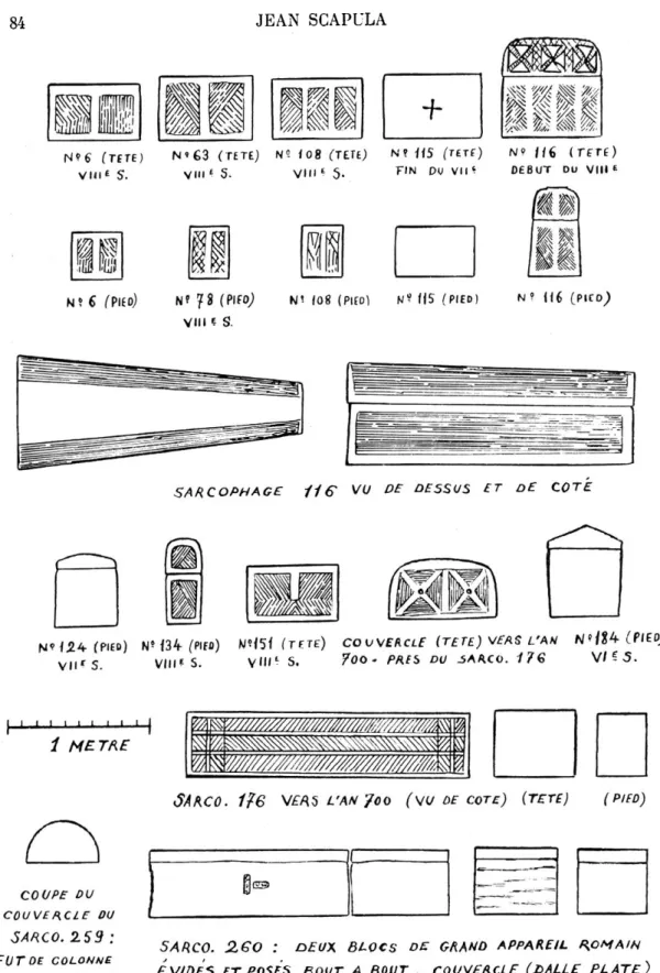 Fig.  4. — Sarcophages mérovingiens. 