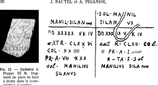 Fig.  12.  —  Cadastre  A. 