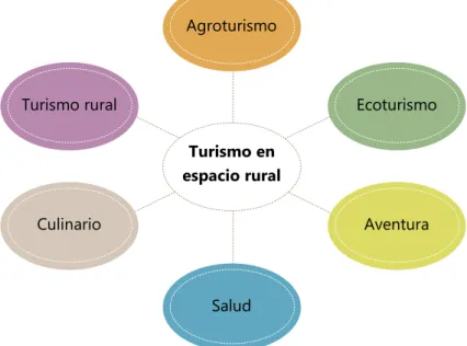 Figura 2. Modalidades de turismo en el espacio rural 