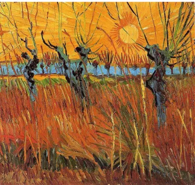 Figure 10: V. Van Gogh, Willows at sunset, 1888 