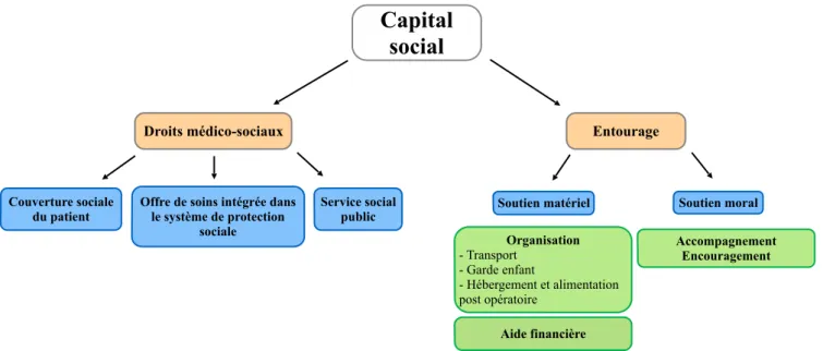 Figure 1 : Existence et utilisation d’un « capital social » 