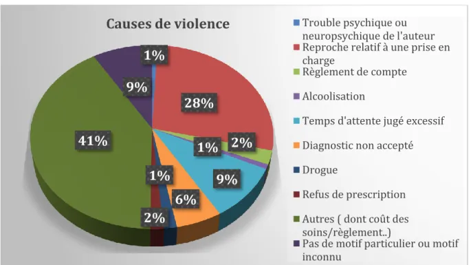 Figure 4 : Causes de violence 