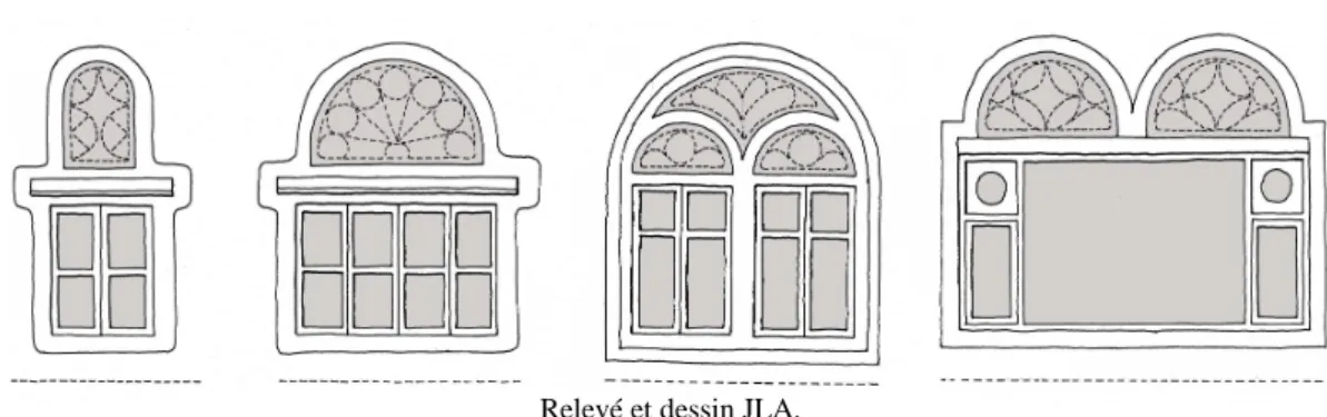 Fig. 2. Avec le béton armé, les fenêtres s’élargissent tandis que l’arc perd sa fonction constructive