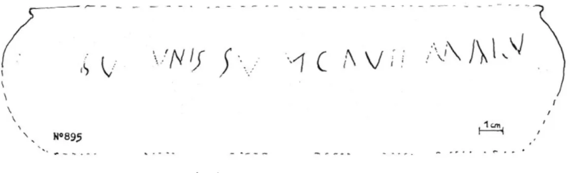 Fig. 4  bis. — Graffite  du vase 895. 