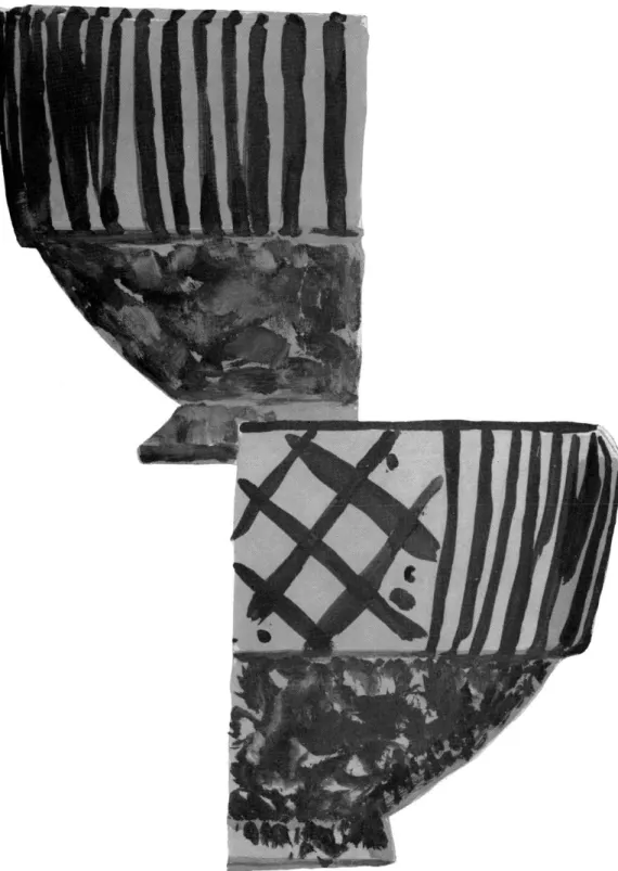 Fig.  6.  —  Reconstitutions  de  vases  peints  de  l'officine  de  Toulon-sur-Allier  (Allier)