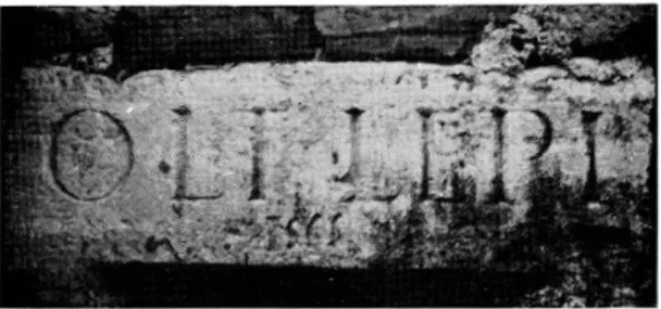 Fig.  1.  — ■  Crupies.  Fragment  d'inscription. 