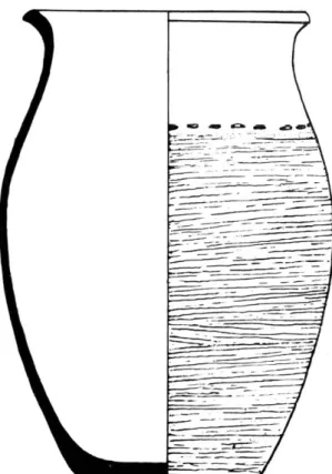 Fig.  11. — Urne cinéraire de la tombe G (reconstitution). 