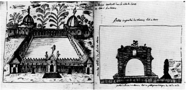 Fig.  6.  —  UArc de Diane d'après l'abbé Salvat (fin  du xvme siècle). 