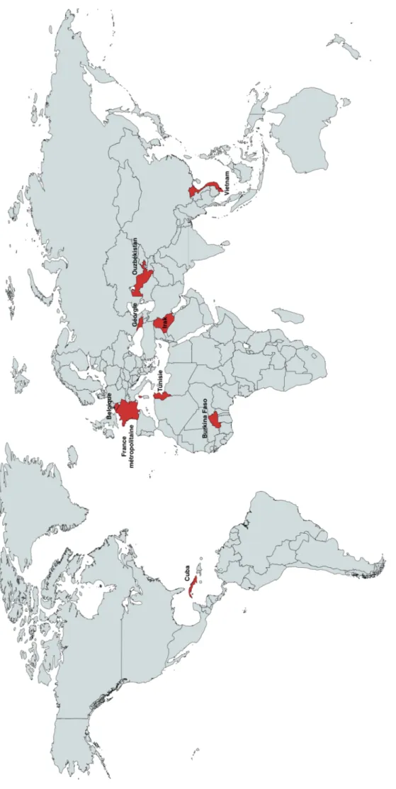 Figure 9 : Lieux de contamination  