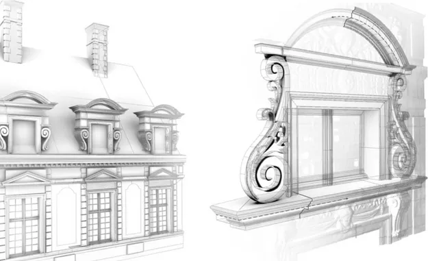 Fig. 9. Surface reconstruction by customized tools.