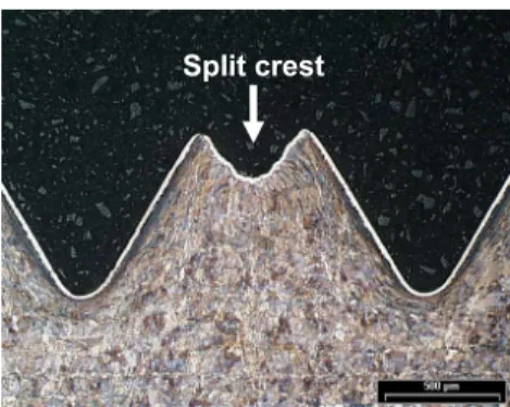 Figure 1: M12×1.5 formed thread in C70 steel. 