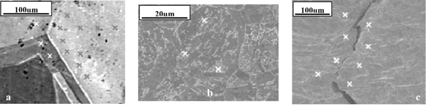 Fig. 1: Stress mapping using Kossel microdiffraction