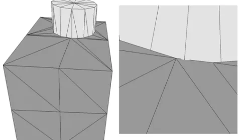 Fig. 22 Example of polyhedral assembly after small length edge removal