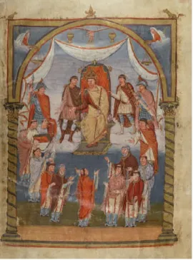 Fig. 3 : Première bible de Charles le Chauve, Paris, BnF, lat. 1, f. 423 (© BnF) 