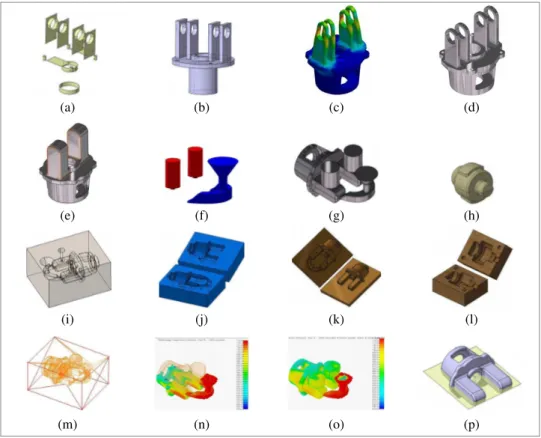 Figure 2  Models generated during the design process (see online version for colours) 