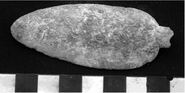 Fig. 8: Sondage A, sépulture CY07-7026, spatule .
