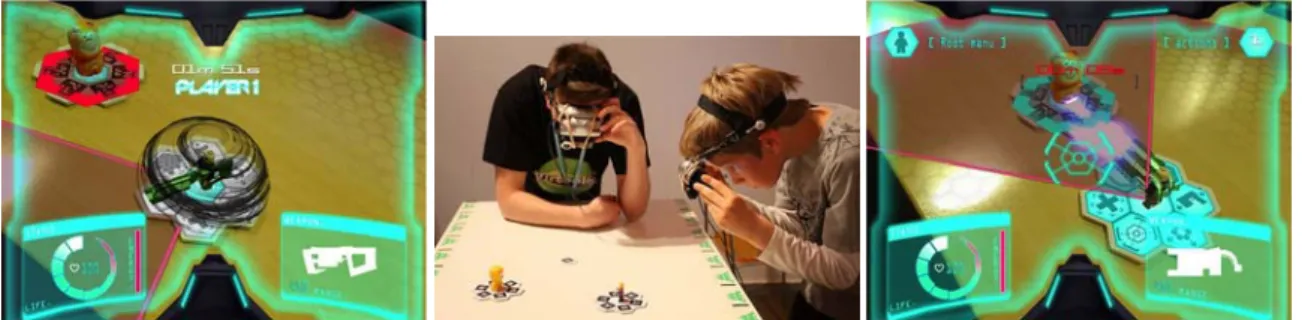 Figure 3: Lasorne’s Scope Project on Co-creating Virtual and Physical Environments for Games   The Scope project merges the basic characteristics of video games and real-life toys to improve  existing games or create new ones