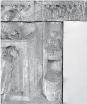 Fig. 6. Relief de Trèves (Heinz CÜPPERS, “Ein Metzger  im römischen Trier”, Trierer Zeitschrfi t, 45, 1982, fi g