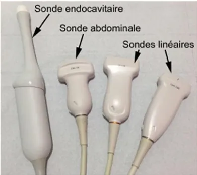 Figure 2 : différentes sondes (source : radiologie-lille-métropole.fr) 